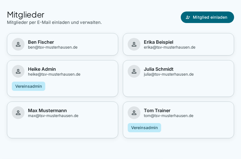 Mitglieder & Rollen